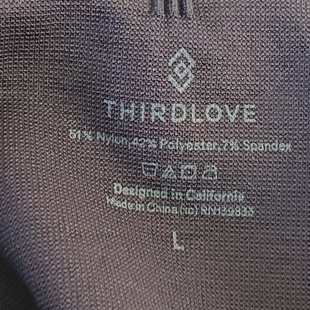ThirdLove Flex Seamless Compression Leggings Size L Power Purple Exercise Tights - Picture 11 of 13